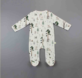 Tropical Woods Long Sleeve Sleeper with Feet