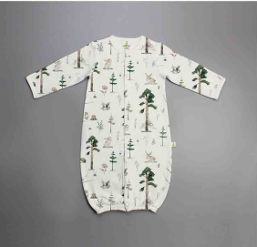 Tropical Woods Convertible Sleepsuit