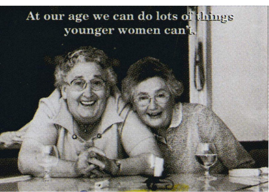 'At Our Age....' Birthday Card