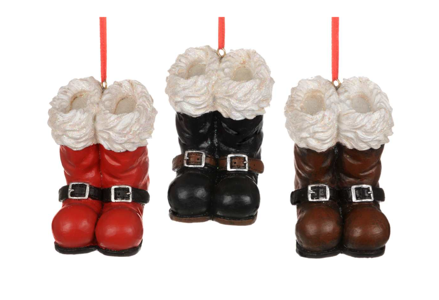Santa Boots Ornament- Assorted Styles