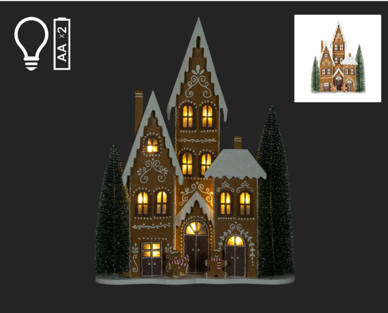 Gingerbread Houses LED