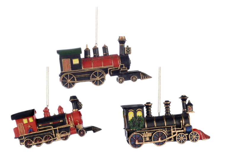 Locomotive Ornament- Assorted Styles