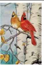 Benaya Tile - Cardinals