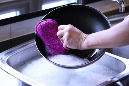 Dual Sided Scrubby Pad - Purple