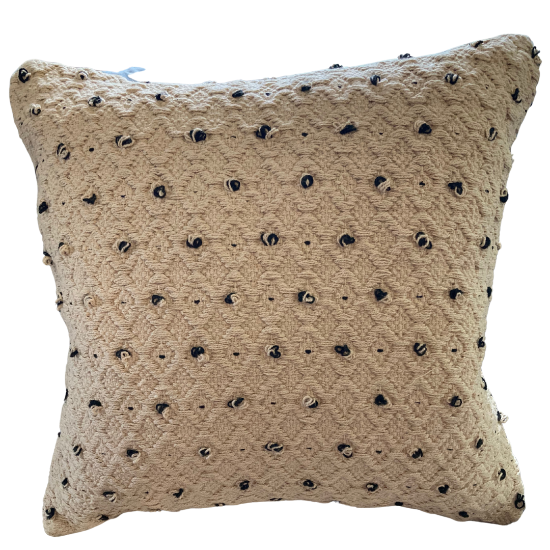 Cotton with French Knots Cushion