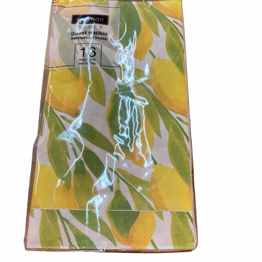 Lemon Paper Guest/Hostess Napkin