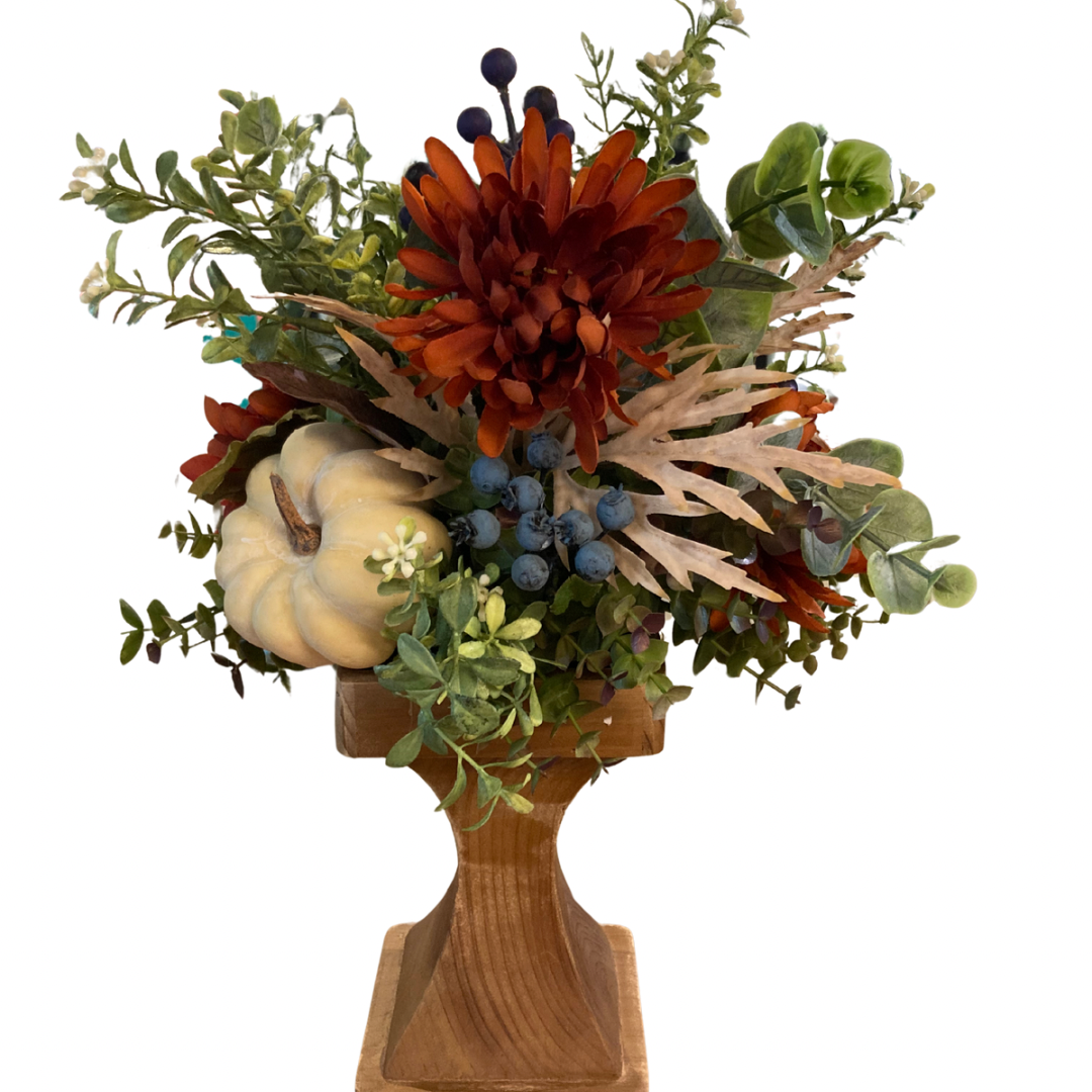 Flower Arrangement on Candle Holder *Pick Up Only