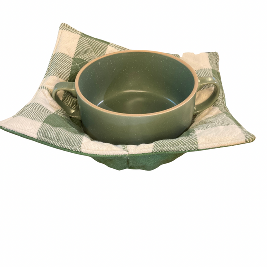 Elm Green Soup Bowl with Bowl Cozy