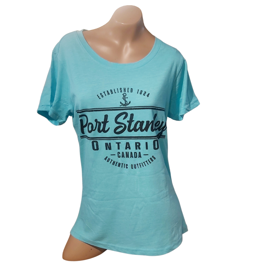 Port Stanley T-Shirt- Blue Curacao