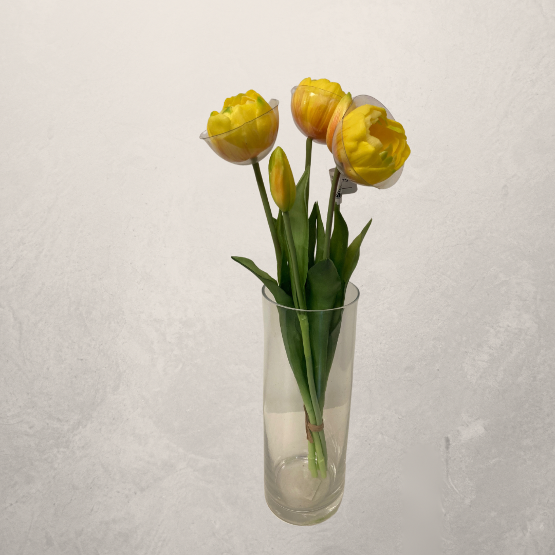 Fresh Touch Peony and Tulip Bundle - Yellow