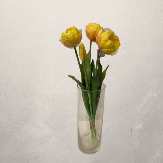 Fresh Touch Peony and Tulip Bundle - Yellow