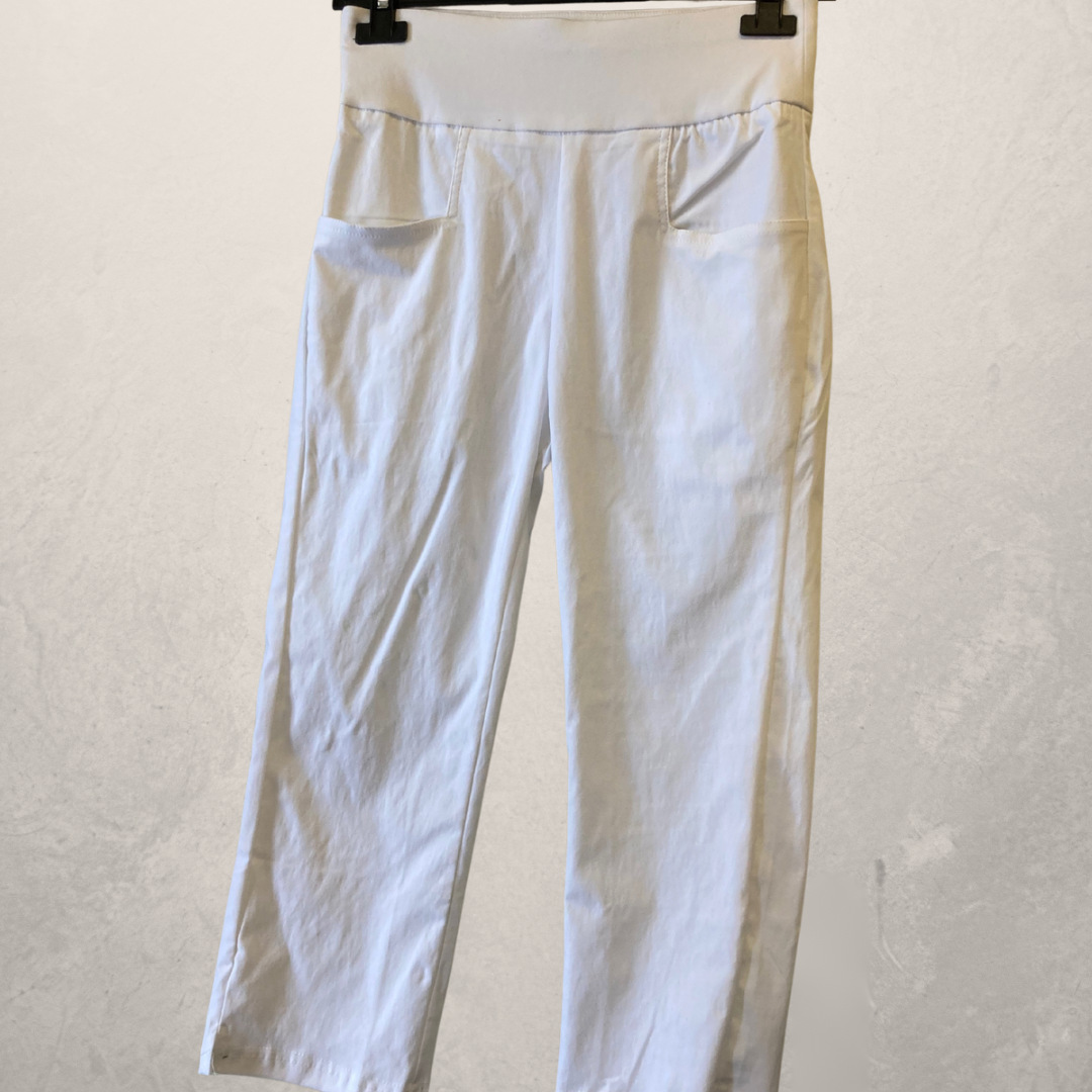 White Capri Pant