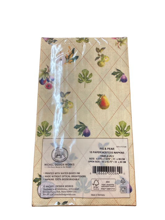MDW - Fig and Pear Hostess Napkin