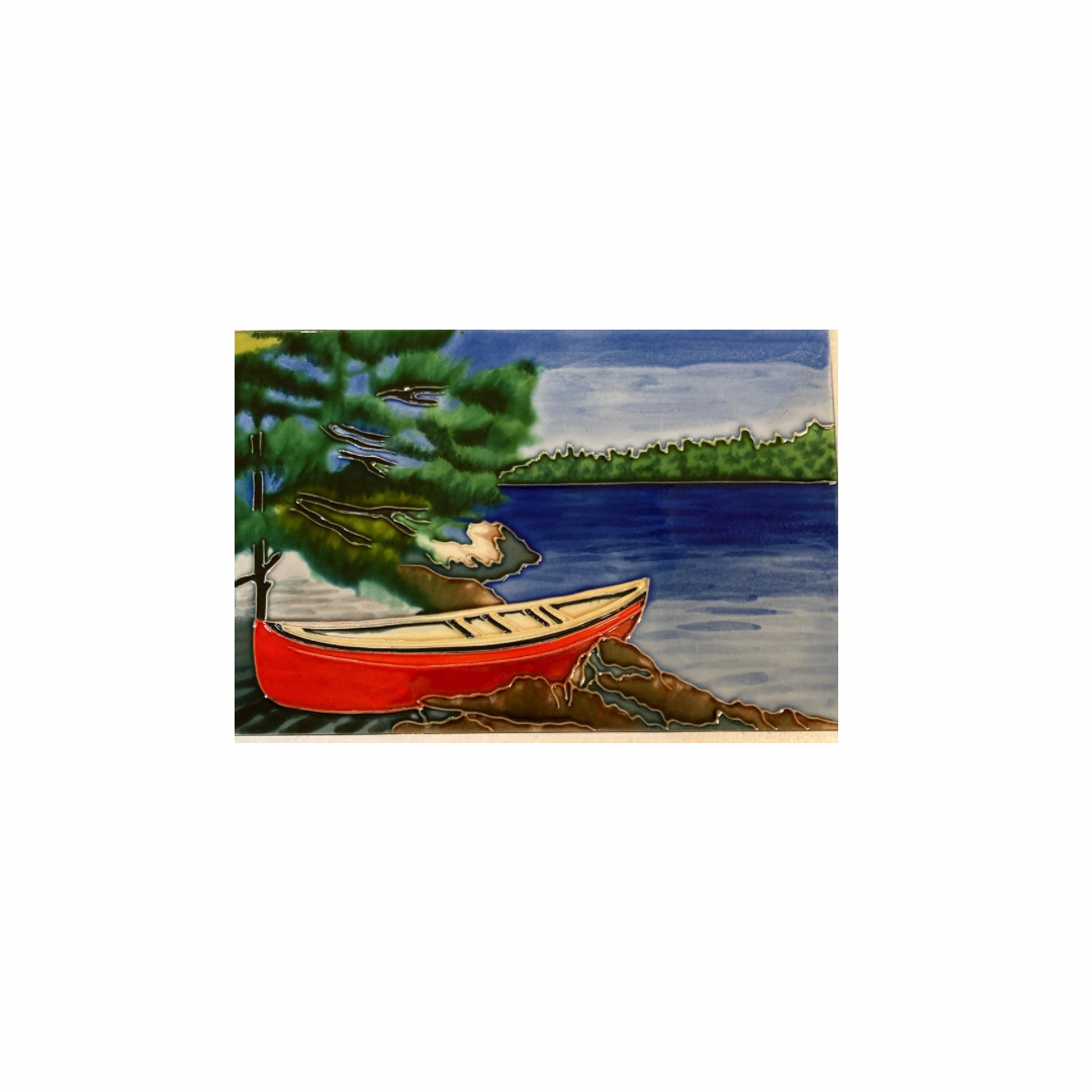 Benaya Tile - Red Canoe