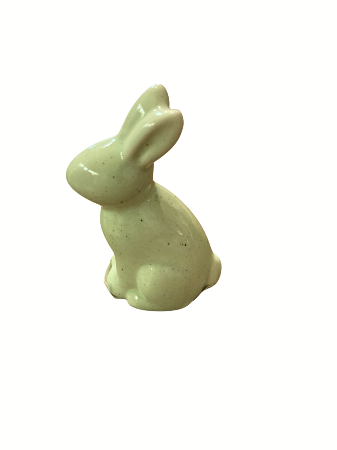 Green Bunny Figurine