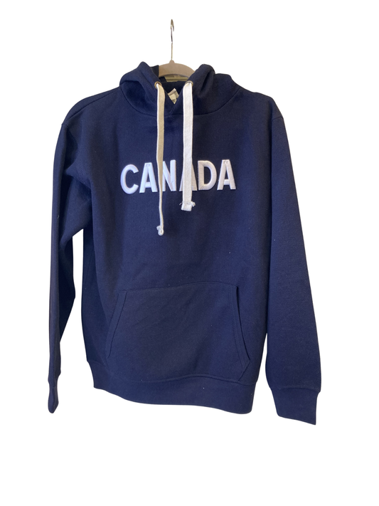 Navy Pique Canada Hoody