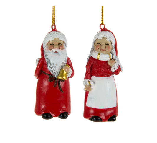 Santa and Mrs Clause Ornament