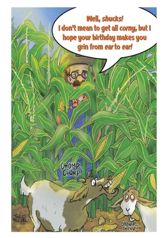 Well, shucks!... Birthday Card