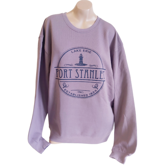 Port Stanley Crew Neck Sweatshirt - Plum