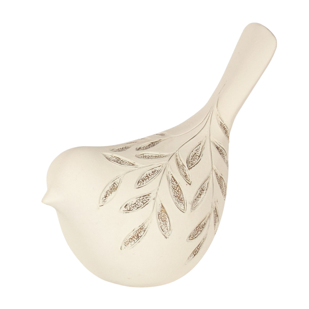 Ivory Bird with Leaves Assorted Styles