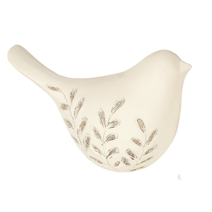 Ivory Bird with Leaves Assorted Styles