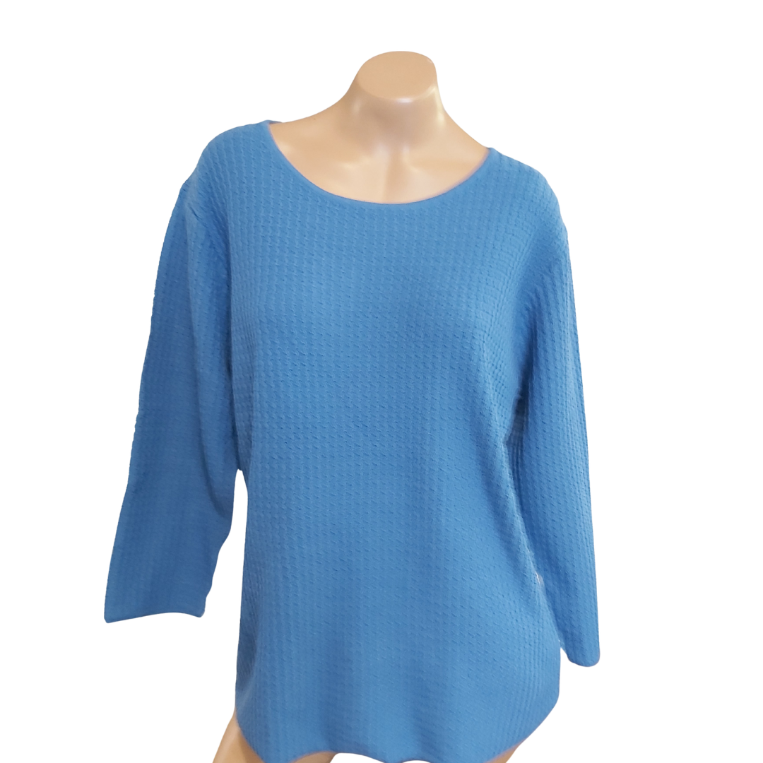 Blue Cotton Sweater