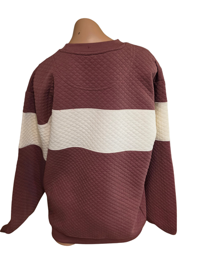 Port Stanley Quilted Crewneck - Nostagia