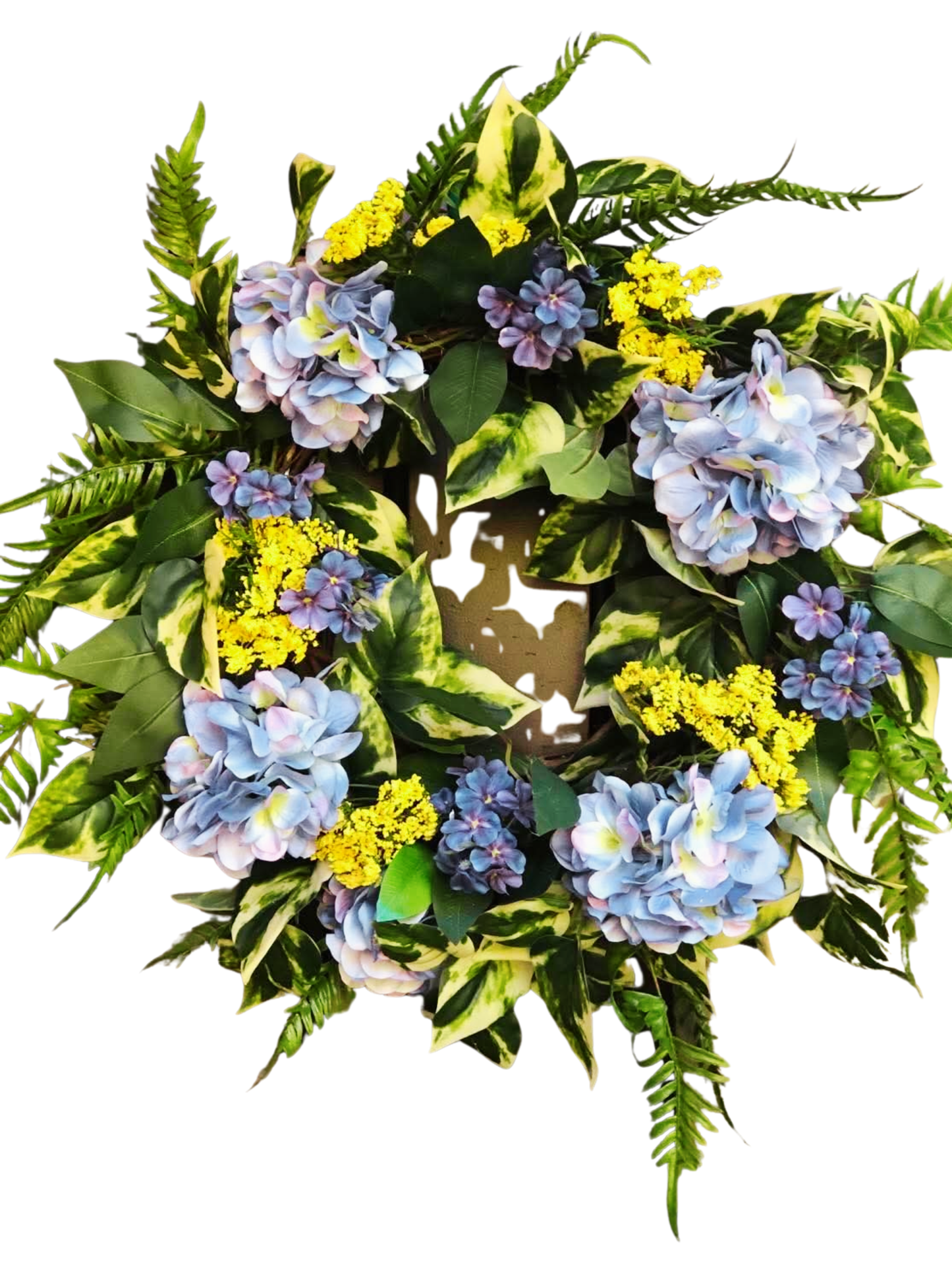 Blue Hydrangea Wreath *Store Pickup Only