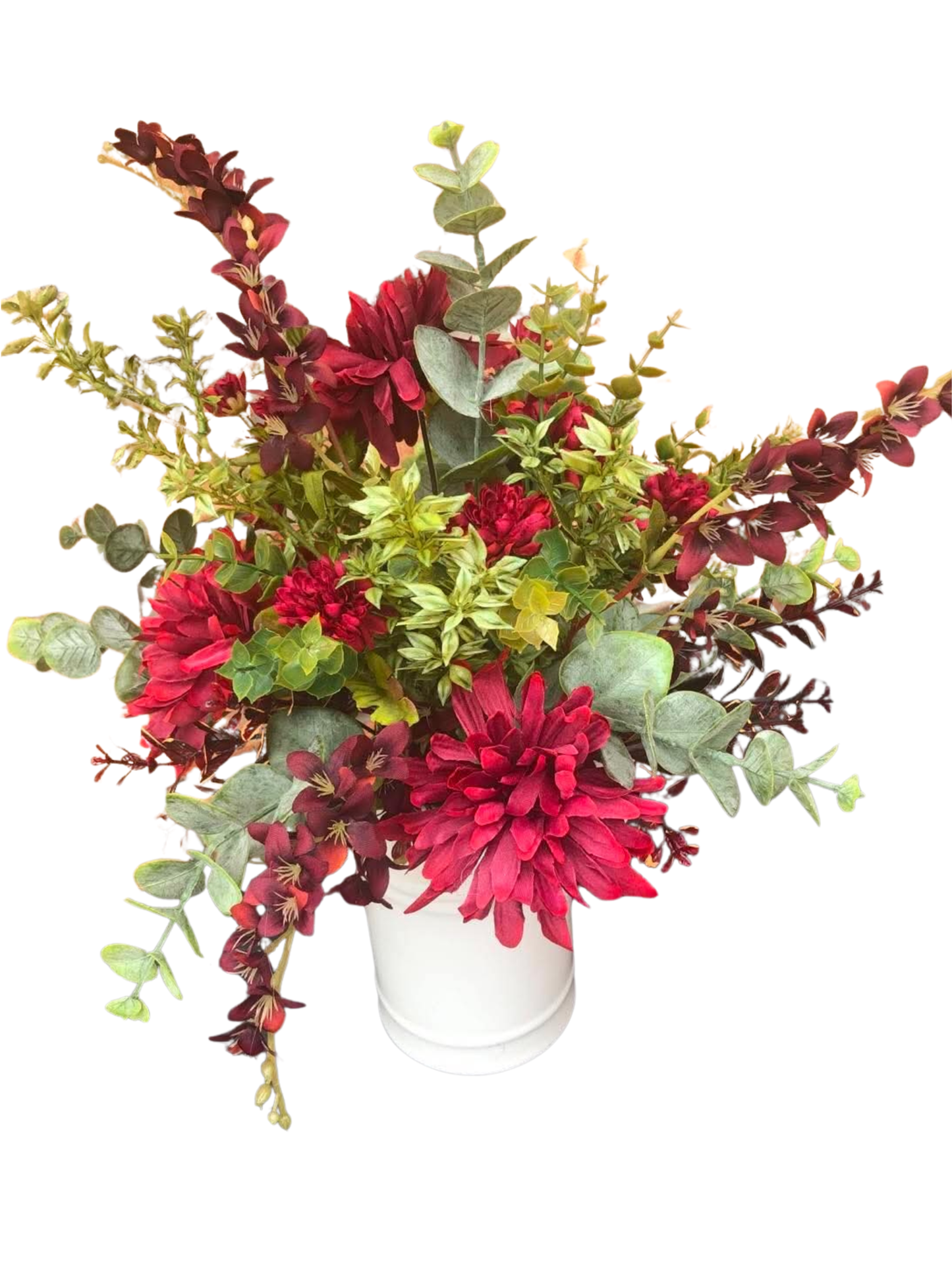 Flower Arrangement in White Pitcher *Store Pick Up Only