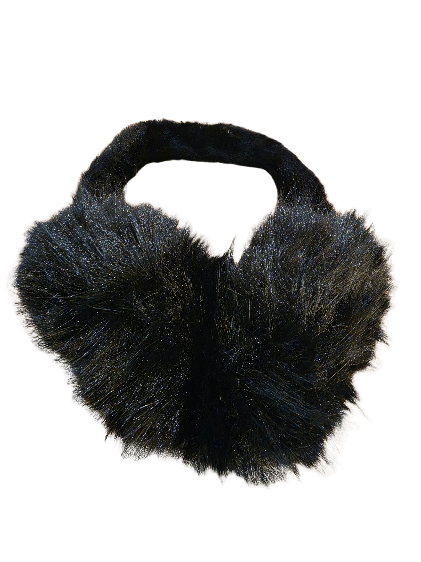 Black Faux Fur Ear Muffs