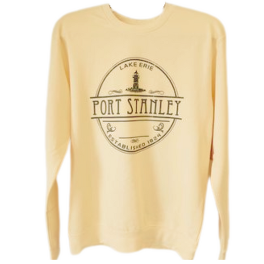 Port Stanley Crewneck Sweatshirt Yellow Haze