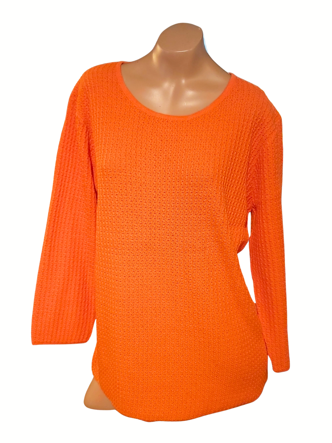 Coral Cotton Sweater