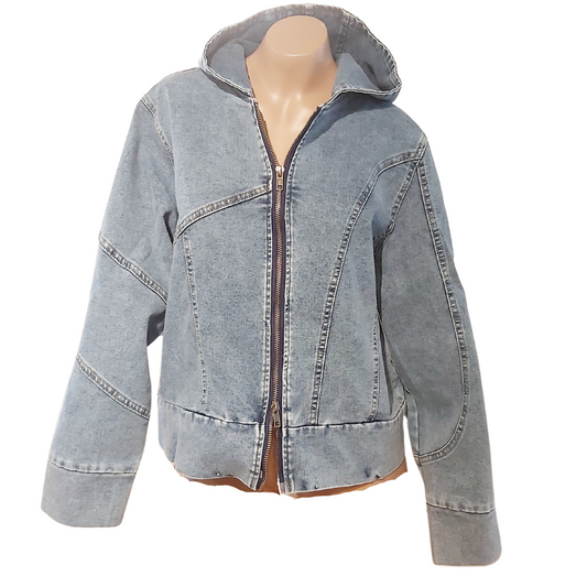 Hooded Demin Jacket