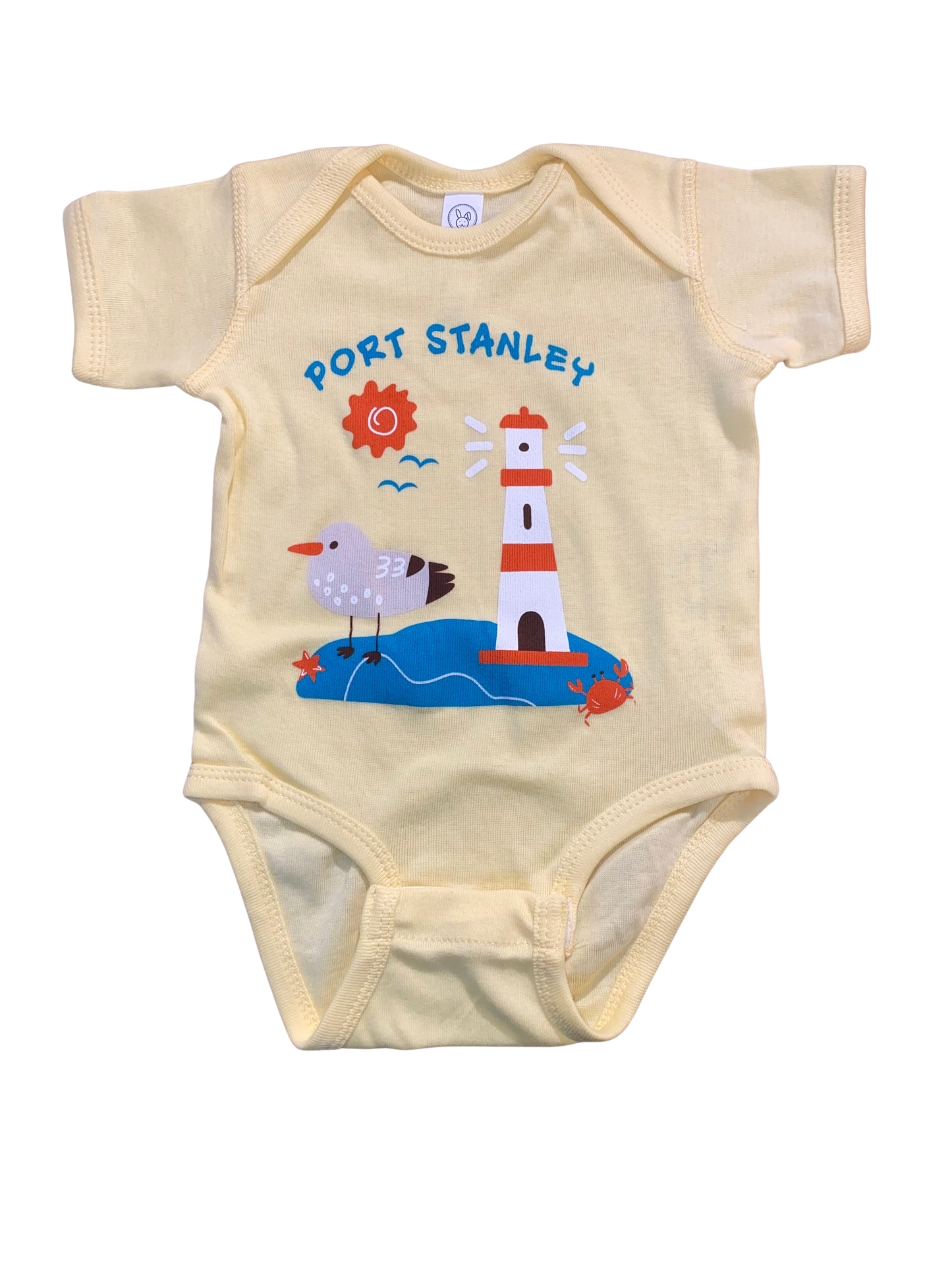 Port Stanley Infant Onesie- Yellow