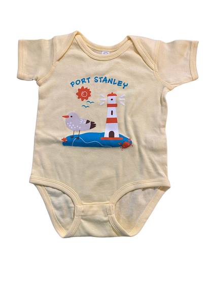 Port Stanley Infant Onesie- Yellow