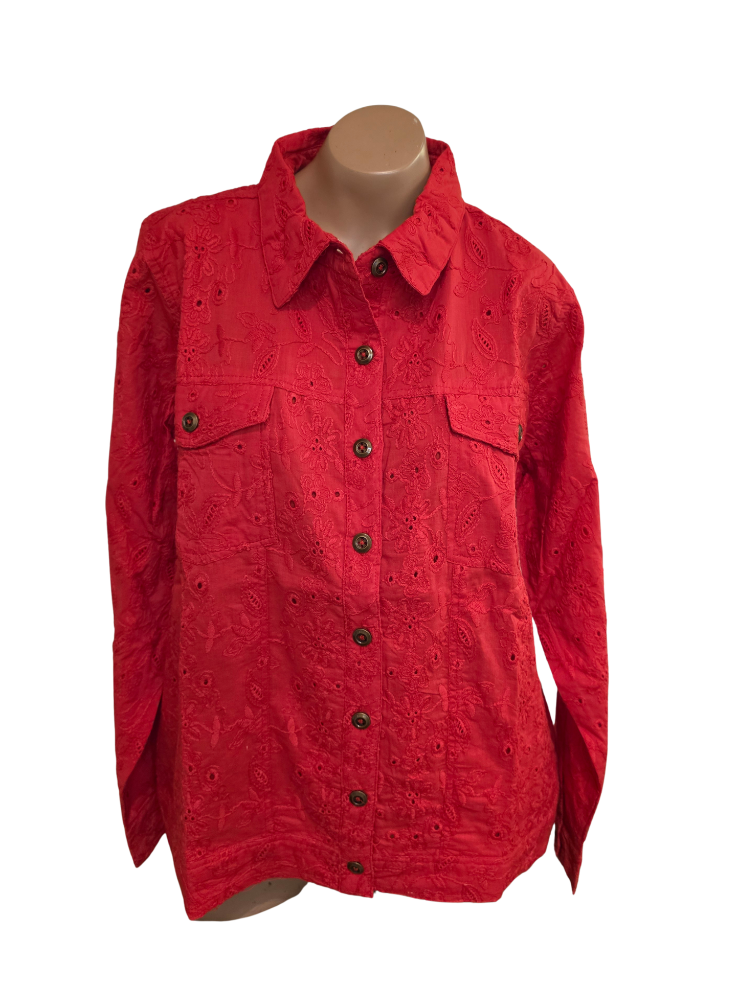Coral Cotton Jacket