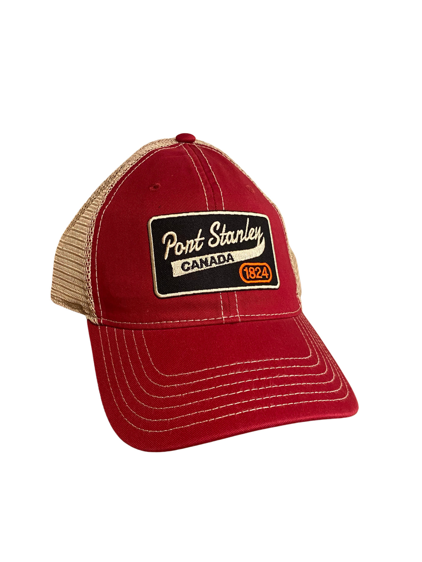 Port Stanley Mesh Back Hat- Red