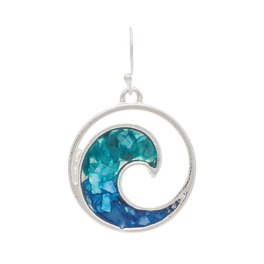 Rain - Silver Bluewater Rip curl Earring