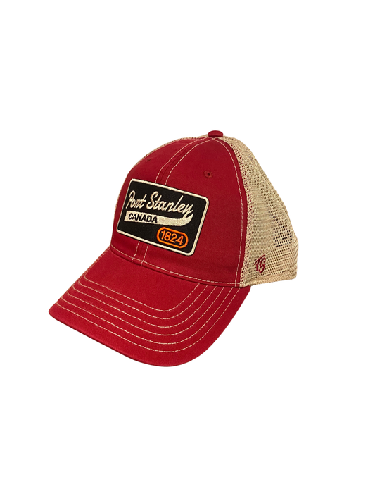 Port Stanley Mesh Back Hat- Red