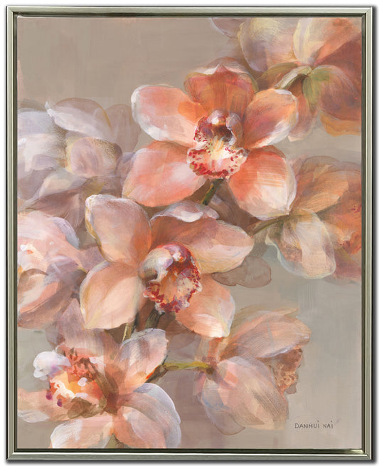 Delicate Coral Orchid Print 24" x 32" **Store Pickup Only**