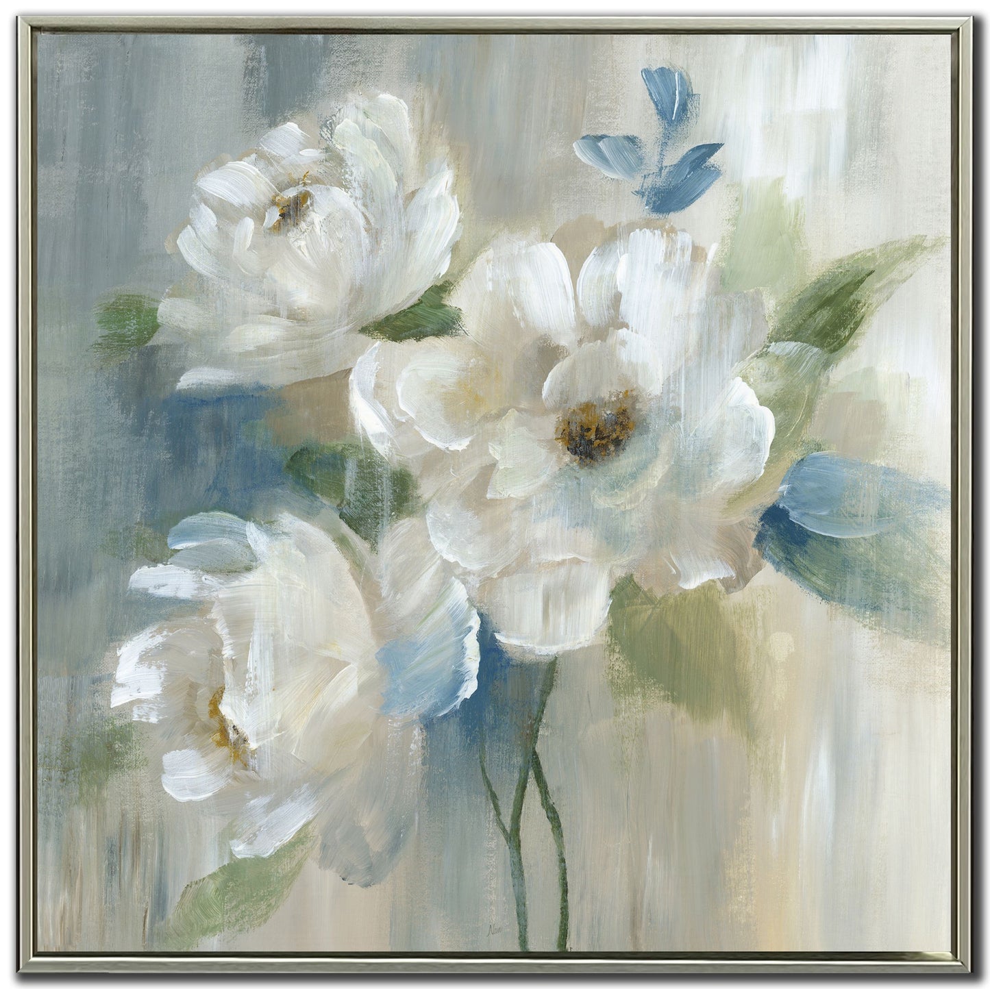 White Poppies A 24" x 24" **Store Pickup Only**
