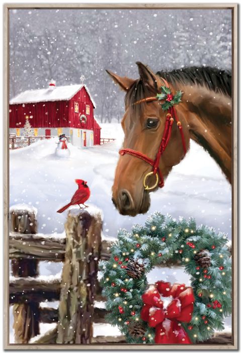 Festive Farm with Horse Print *Store Pick Up Only