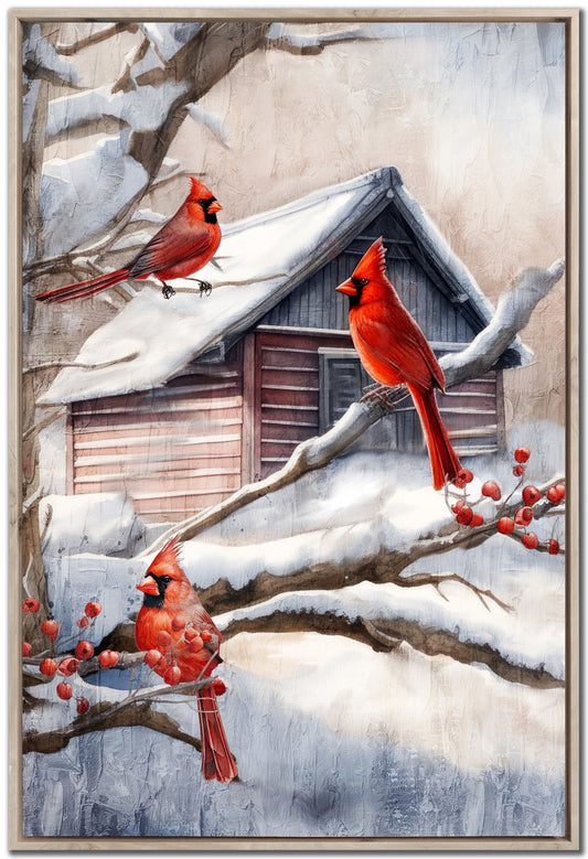 Cardinals at Cabin Print *Store Pick Up Only