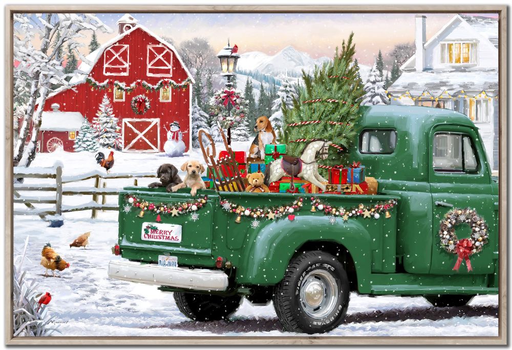 Truck Load of Gifts Print *Pick Up Only