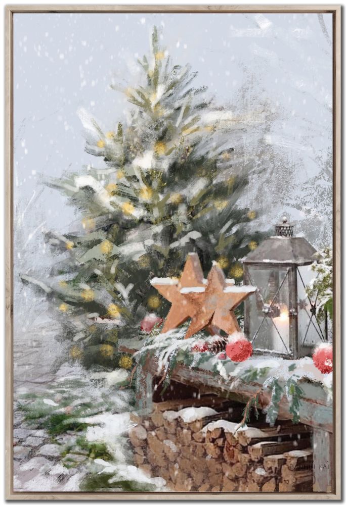 Outdoor Christmas Tree Print *Pick Up Only