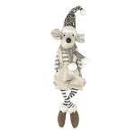 Beige Sittig Mouse in Shorts