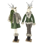 Standing Deer in Fur Coat - Assorted Styles