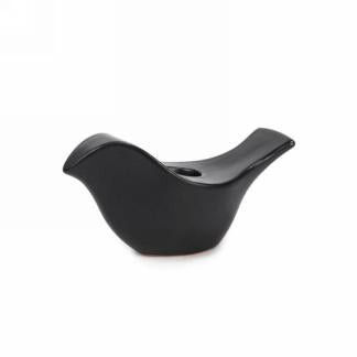 Black Bird Shaped Tapered Candle Holder