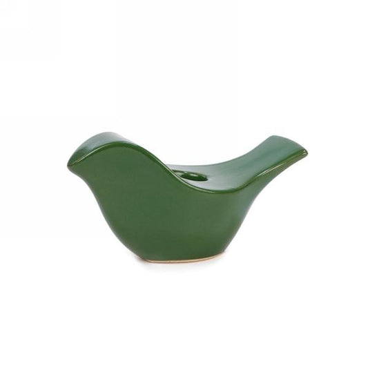 Green Bird Shaped Tapered Candle Holder