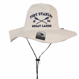 Port Stanley Sun Hat with Chin Strap - Bone